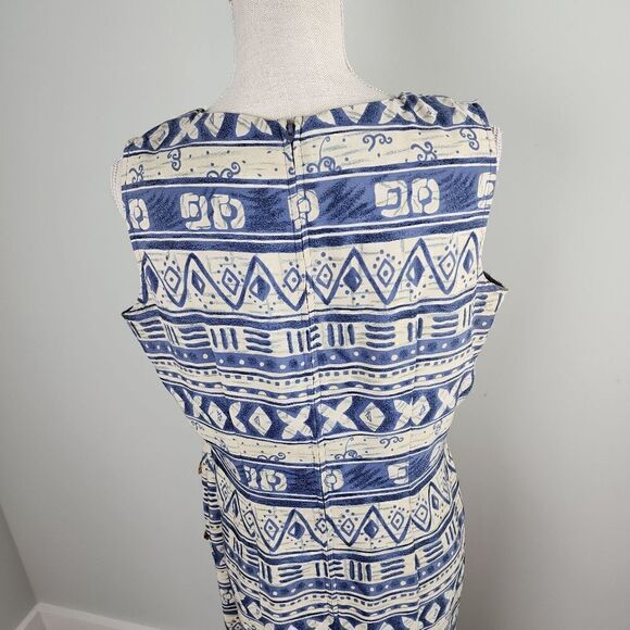 MISS DORBY SLEEVELESS AZTEC MAXI DRESS SIZE 14 - Picture 9 of 9